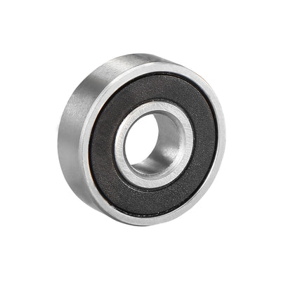 Harfington Uxcell Deep Groove Ball Bearings  Metric Double Sealed Chrome Steel ABEC1 Z2