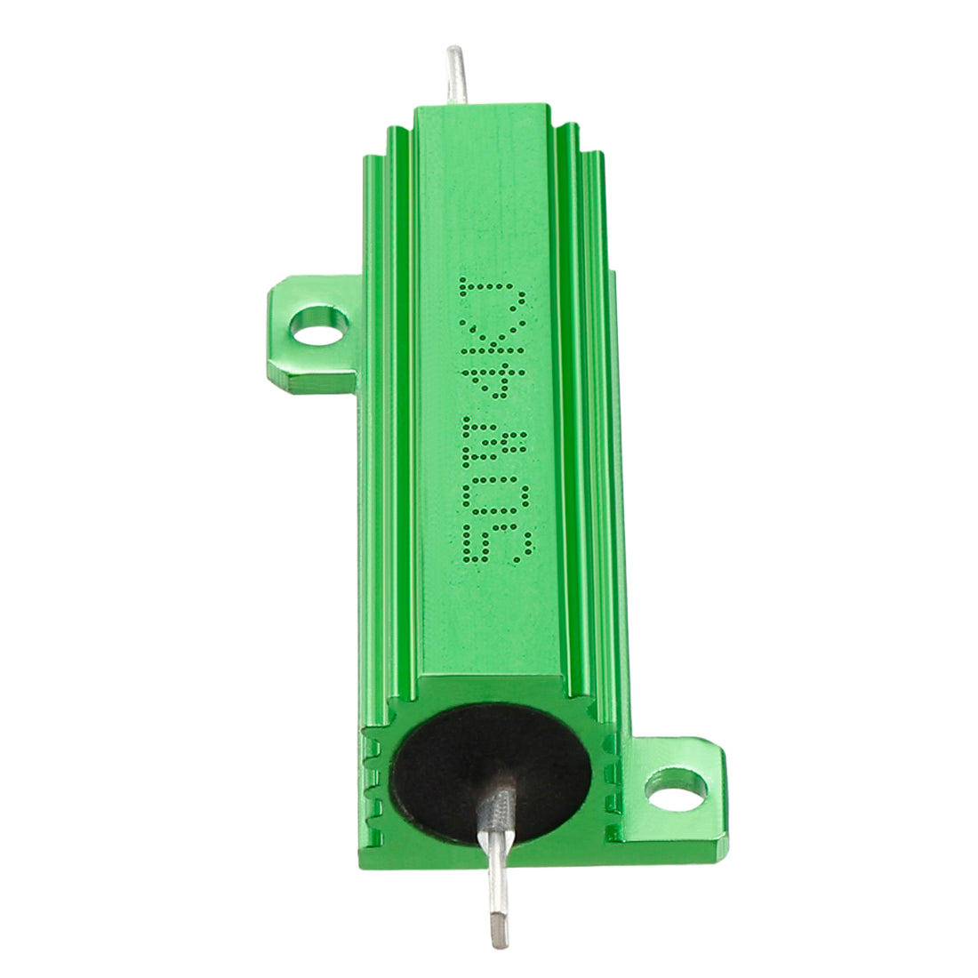 uxcell Uxcell 50W 4k Ohm 5% Aluminum Housing Resistor Screw  Chassis Mounted Aluminum Case Wirewound Resistor Load Resistors Green 1 pcs