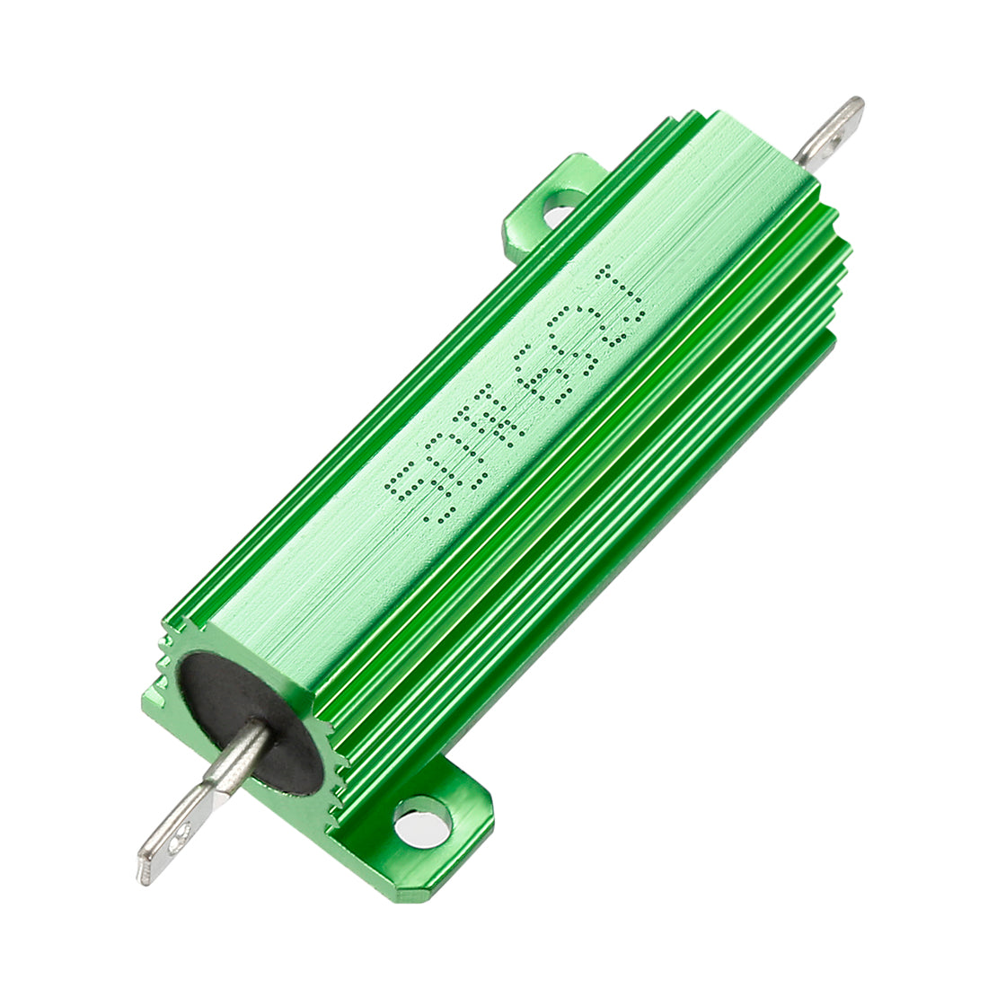 uxcell Uxcell 50W 6 Ohm 5% Aluminum Housing Resistor Screw  Chassis Mounted Aluminum Case Wirewound Resistor Load Resistors Green 1 pcs