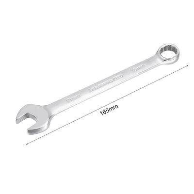 Harfington Uxcell Metric 13mm 12-Point Box Open End Combination Wrench Chrome Finish, Cr-V