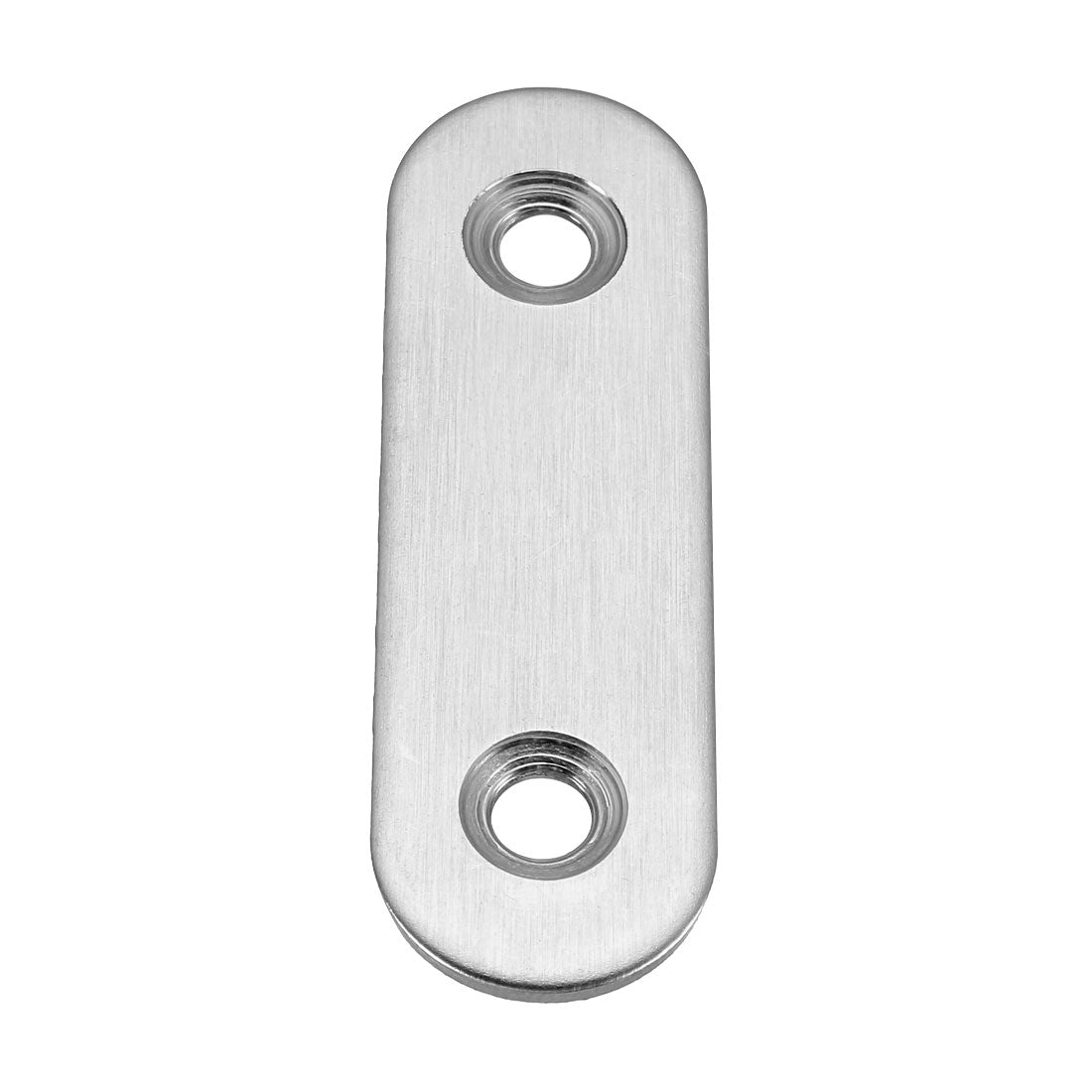 uxcell Uxcell Flat Stainless Steel Repair Mending Fixing Plate Brackets,50mmx16mm,10pcs