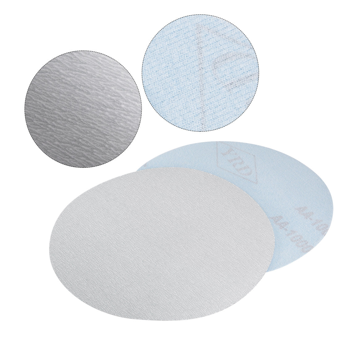 uxcell Uxcell Aluminum Oxide Dry Hook and Loop Sands Discs Flocking Sandpaper