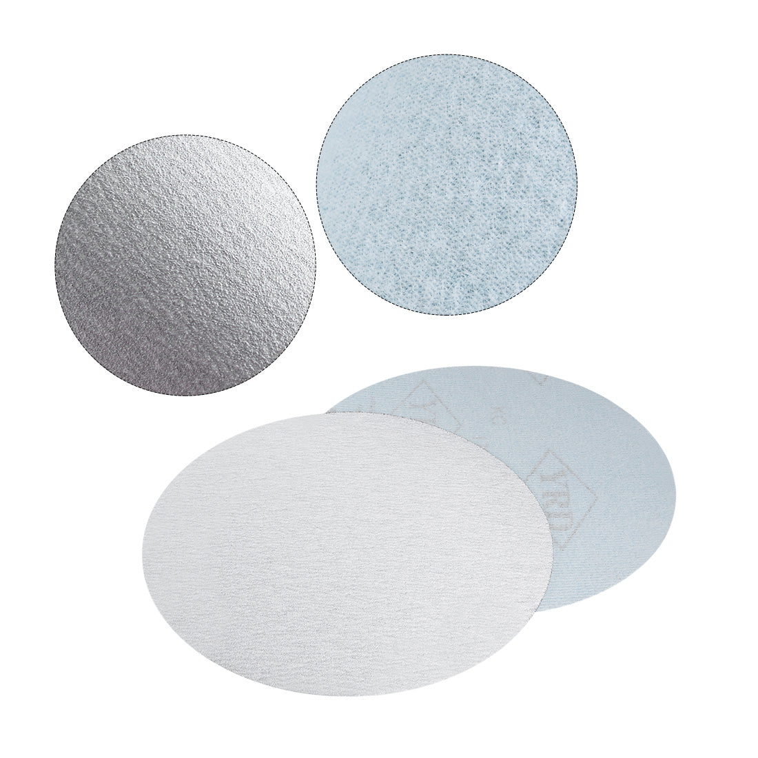 uxcell Uxcell Aluminum Oxide Dry Hook and Loop Sands Discs Flocking Sandpaper