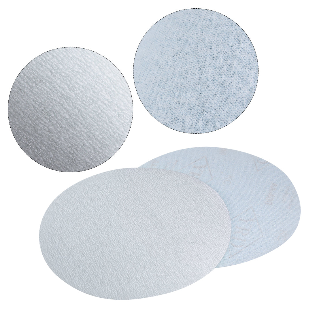 uxcell Uxcell Aluminum Oxide Dry Hook and Loop Sands Discs Flocking Sandpaper