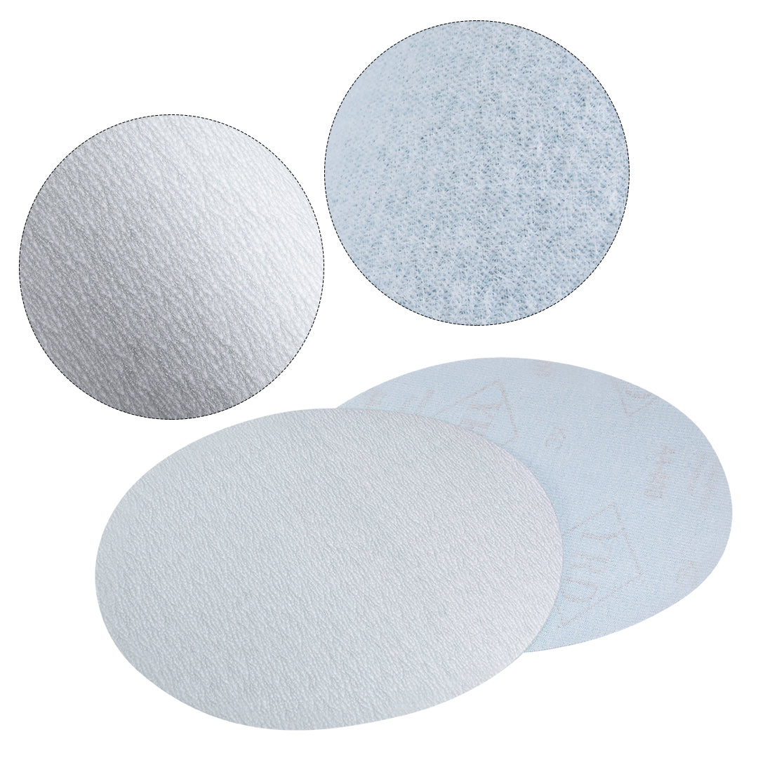 uxcell Uxcell Aluminum Oxide Dry Hook and Loop Sands Discs Flocking Sandpaper