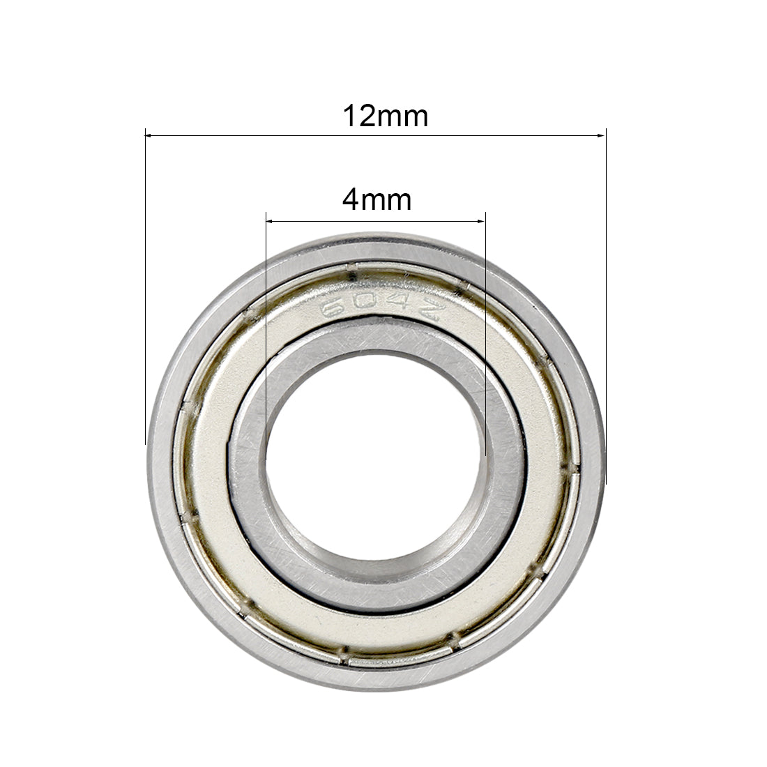 uxcell Uxcell Deep Groove Ball Bearings Metric Single Shielded Chrome Steel P0 Z2