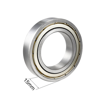 Harfington Uxcell Deep Groove Ball Bearings Inch Double Shielded Chrome Steel ABEC1 Z2