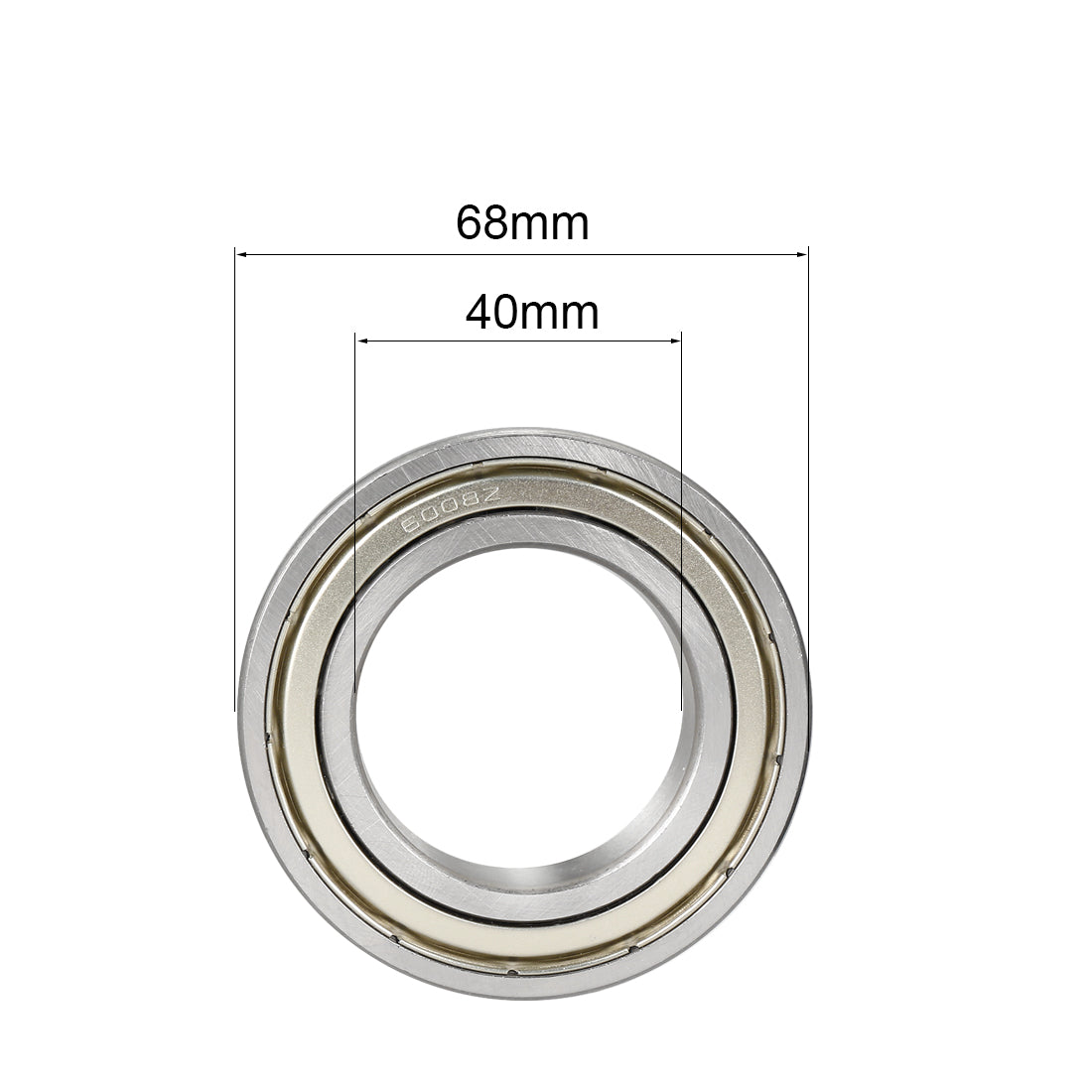 uxcell Uxcell Deep Groove Ball Bearings Inch Double Shielded Chrome Steel ABEC1 Z2