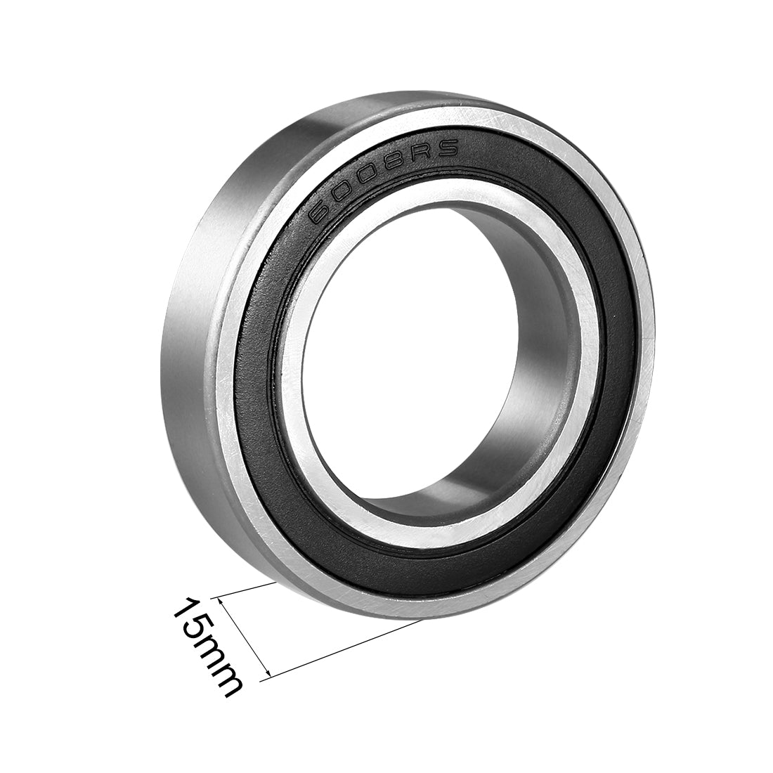 uxcell Uxcell Deep Groove Ball Bearings Single Sealed Chrome Steel