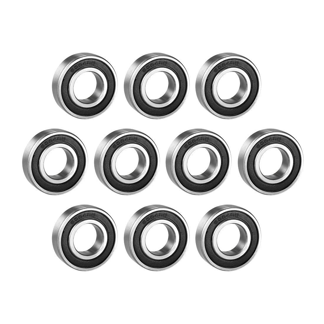 uxcell Uxcell Deep Groove Ball Bearings Metric Single Sealed Chrome Steel P0 Z2 Level