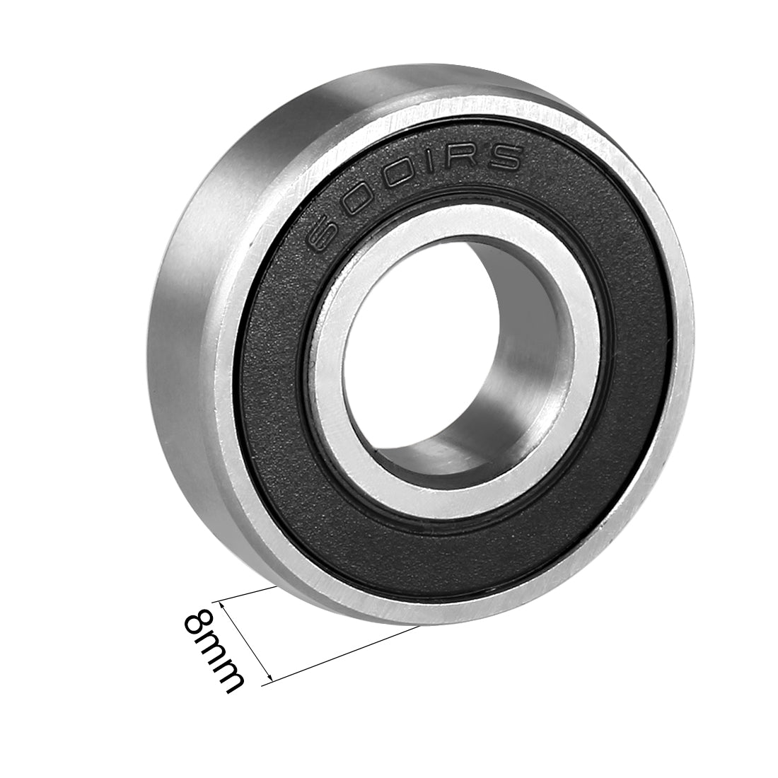 uxcell Uxcell Deep Groove Ball Bearings Metric Single Sealed Chrome Steel ABEC1 Z2