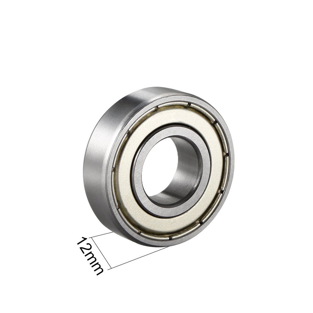 uxcell Uxcell Deep Groove Ball Bearings Double Shielded Chrome Steel