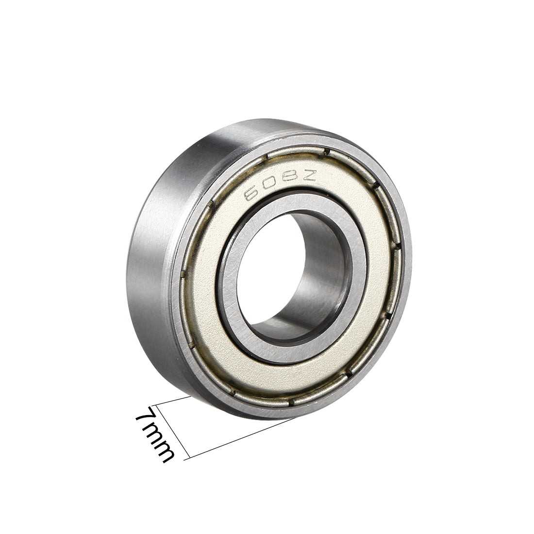 uxcell Uxcell Deep Groove Ball Bearings Metric Single Shielded Chrome Steel ABEC1 Z2