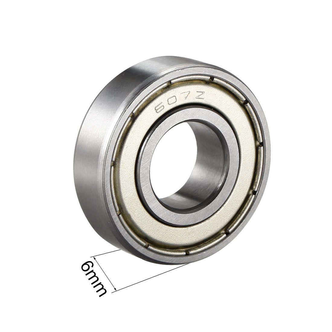 uxcell Uxcell Deep Groove Ball Bearings Metric Single Shielded Chrome Steel ABEC1 Z2