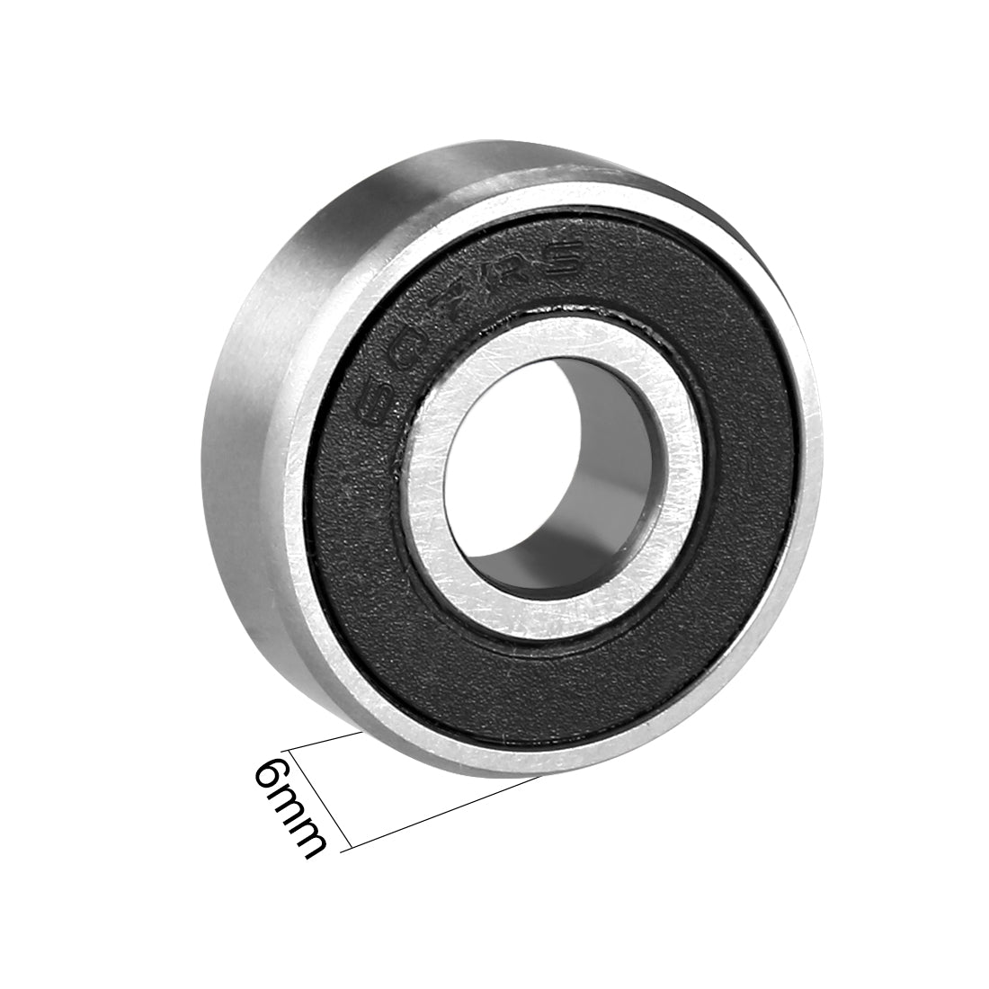 uxcell Uxcell Deep Groove Ball Bearings Metric Single Sealed Chrome Steel P0 Z2 Level