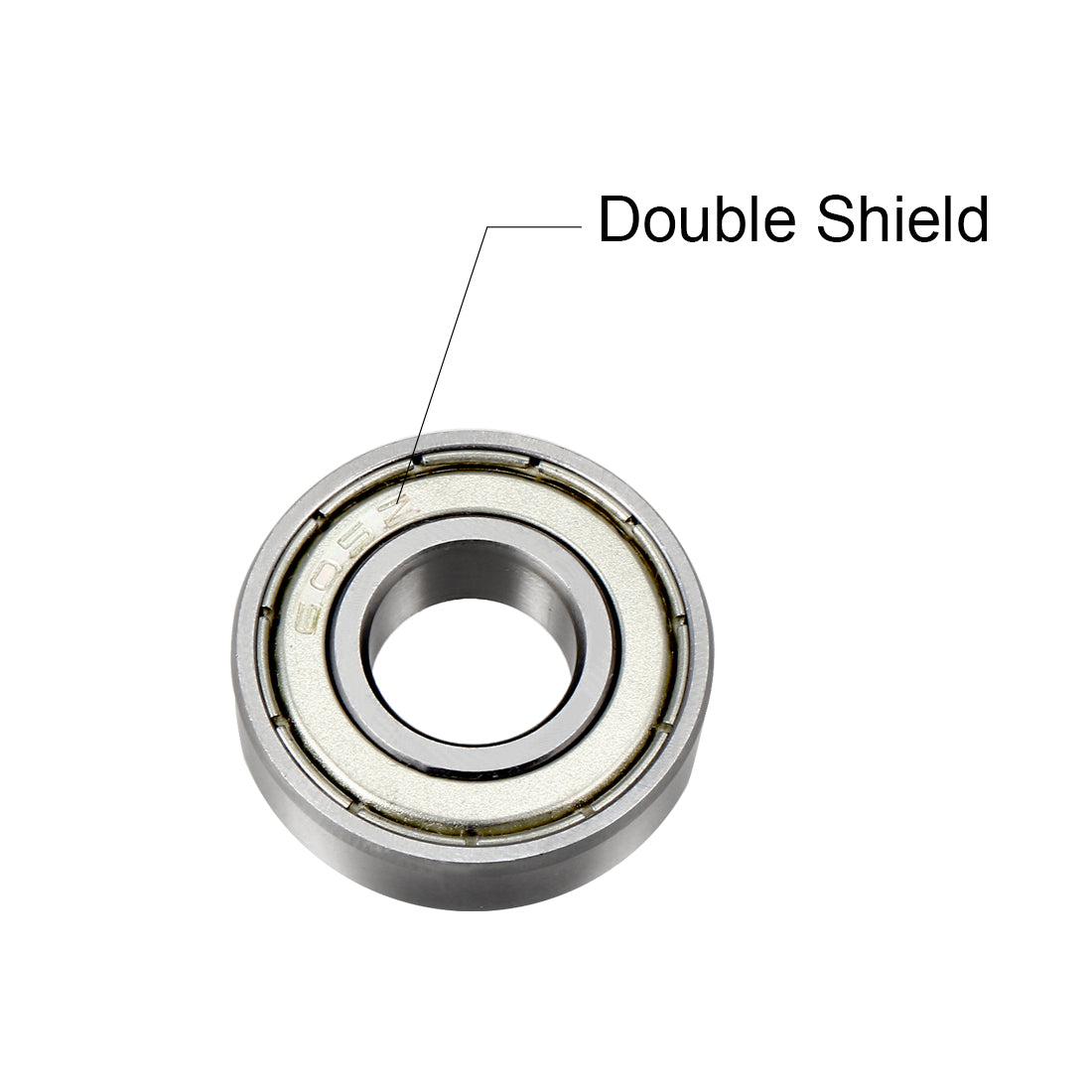 uxcell Uxcell Deep Groove Ball Bearings Metric Double Shielded Chrome Steel ABEC1 Z1 Level