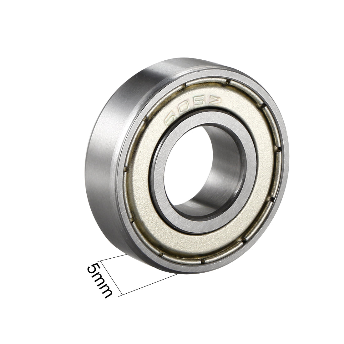 uxcell Uxcell Deep Groove Ball Bearings Metric Double Shielded Chrome Steel ABEC1 Z1 Level