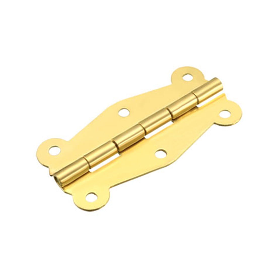 uxcell Uxcell 2.01" Golden Hinges Butterfly Shape Hinge Replacement with Screws 10pcs