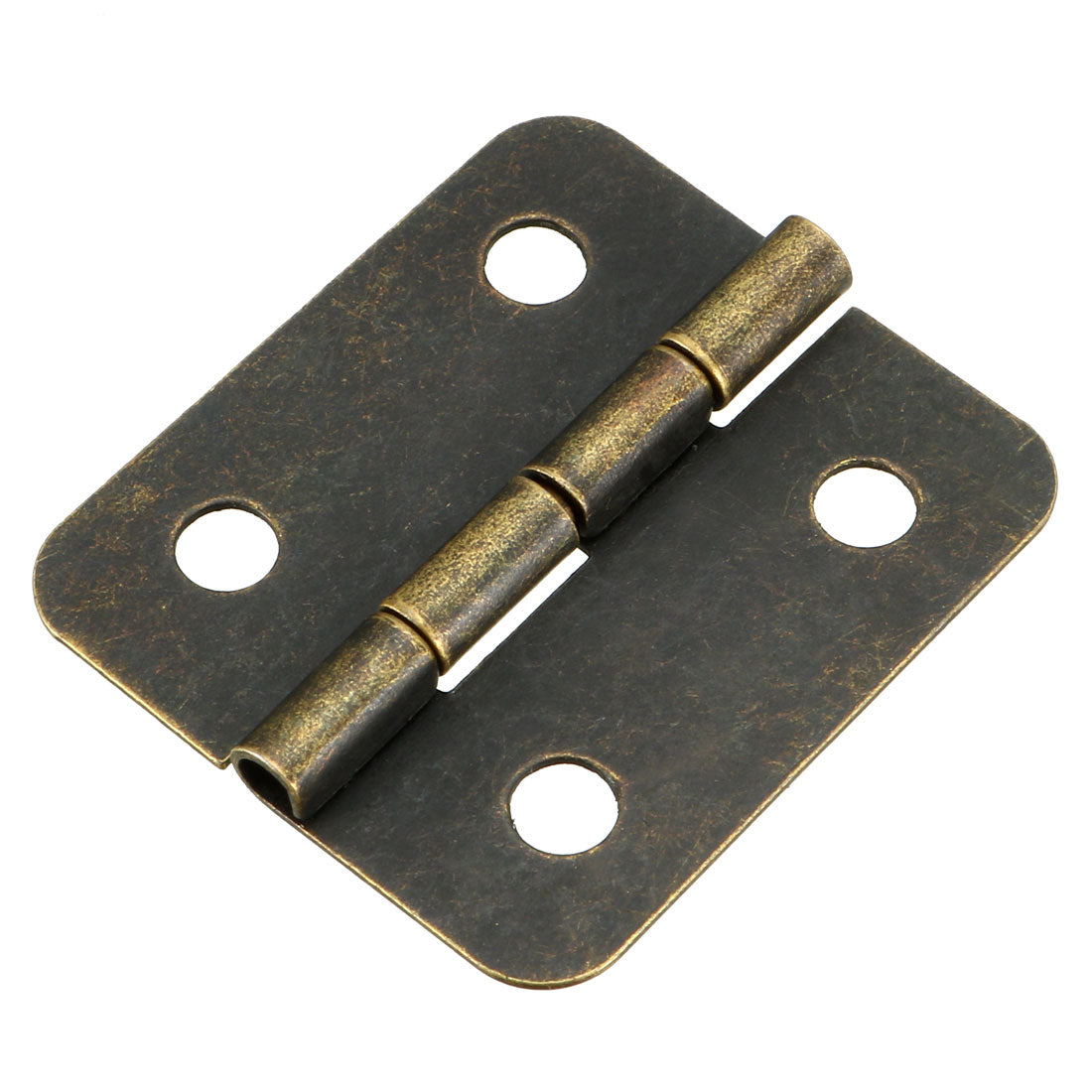 uxcell Uxcell 1.18" Antique Bronze Hinges Retro Mini Hinge Replacement with Screws 10pcs