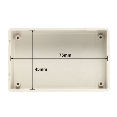 Harfington Uxcell 2pcs 80 x 50 x 26mm Electronic Plastic DIY Junction Box Enclosure Case Beige