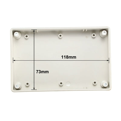 Harfington Uxcell 125 x 80 x 32mm Electronic Plastic DIY Junction Box Enclosure Case White