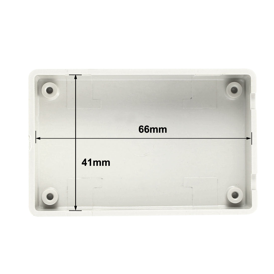 uxcell Uxcell 2pcs 70 x 45 x 18mm Electronic Plastic DIY Junction Box Enclosure Case Light Grey