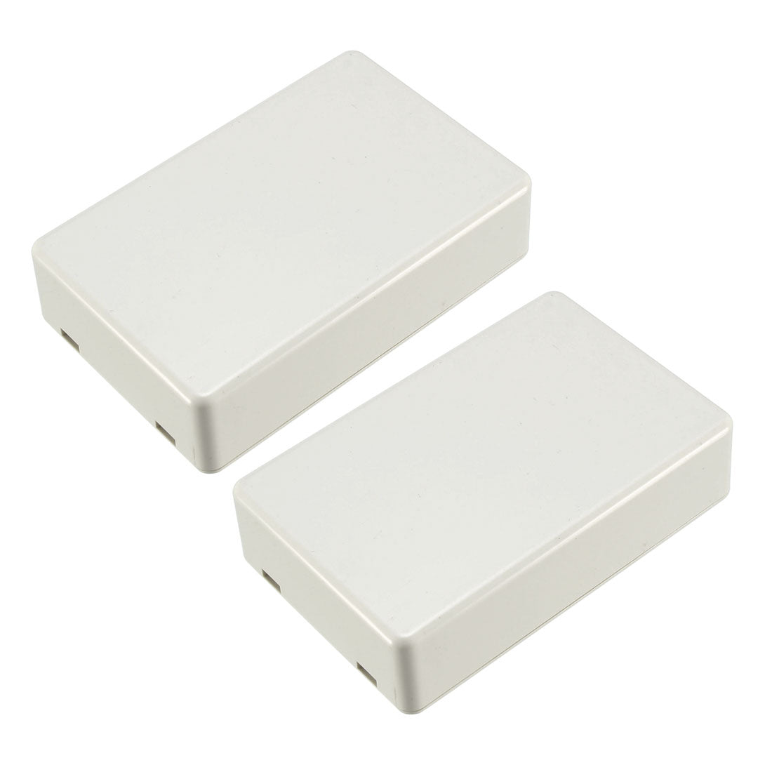 uxcell Uxcell 2pcs 70 x 45 x 18mm Electronic Plastic DIY Junction Box Enclosure Case Light Grey