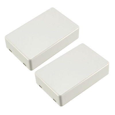 Harfington Uxcell 2pcs 70 x 45 x 18mm Electronic Plastic DIY Junction Box Enclosure Case Light Grey