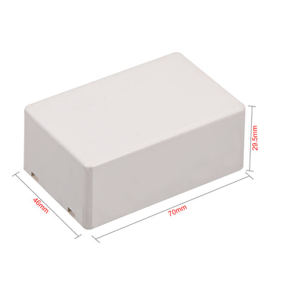 Harfington Uxcell 70 x 46 x 29.5mm Electronic Plastic DIY Junction Box Enclosure Case White