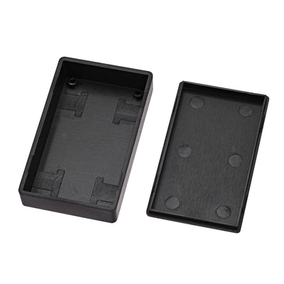 Harfington Uxcell 3Pcs 69 x 42 x 17.5mm Electronic Plastic DIY Junction Box Enclosure Case Black