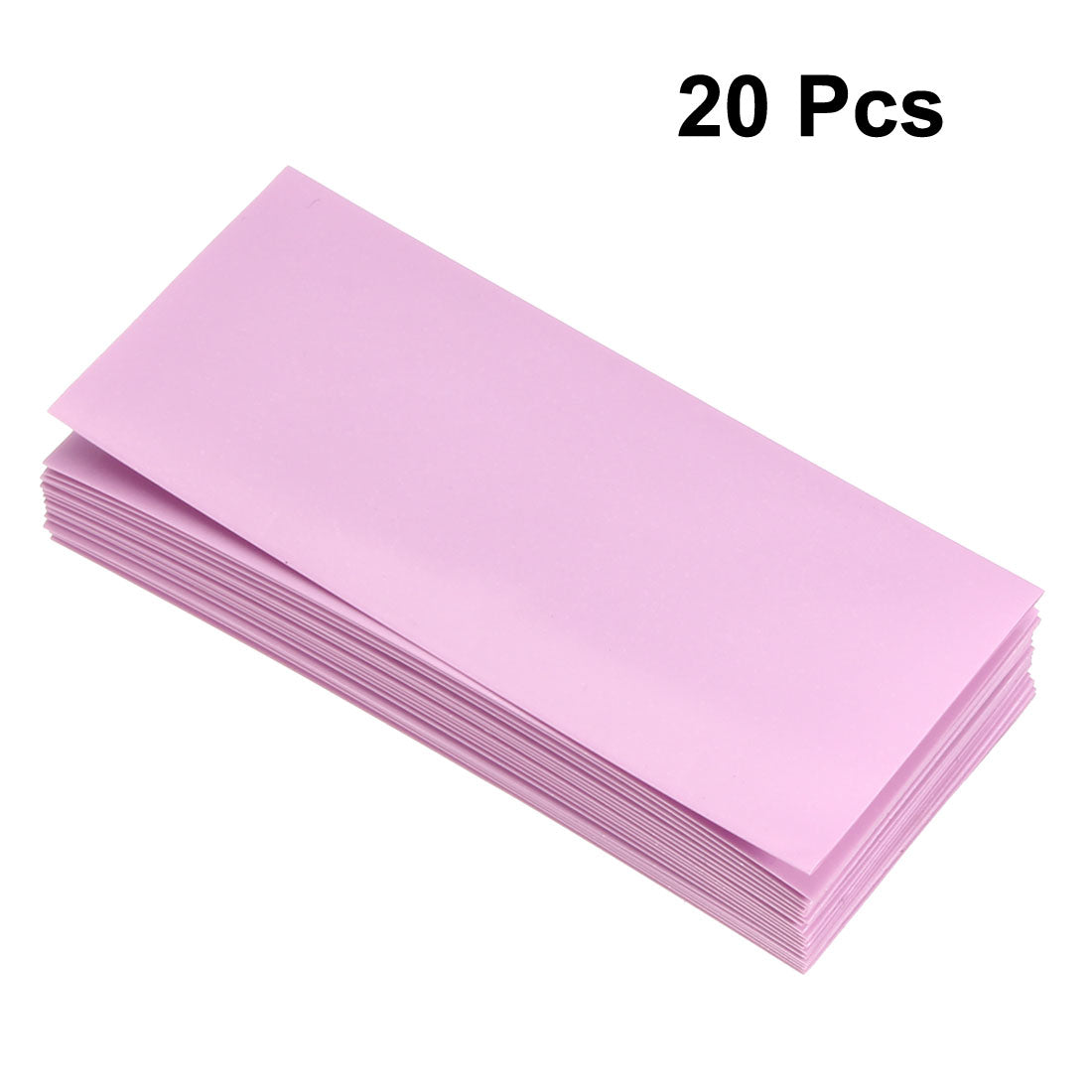 uxcell Uxcell PVC Heat Shrink Tubing 29.5mm Flat Width Pre Cut Heat Shrink Wrap Tube for 18650 72mm Length Light Purple 20pcs