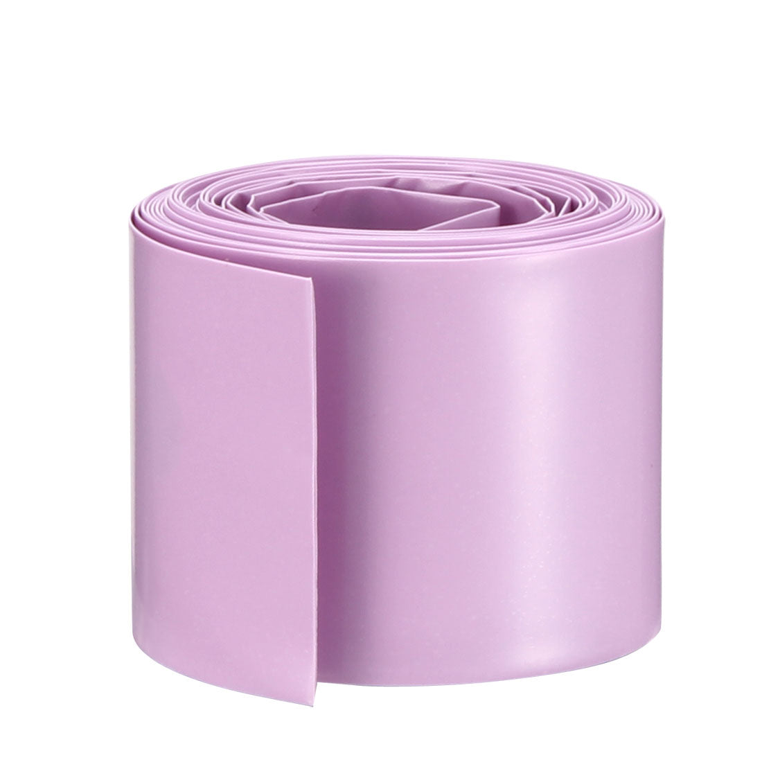 uxcell Uxcell PVC Heat Shrink Tubing 29.5mm Flat Heat Shrink Wrap Tube Light Purple