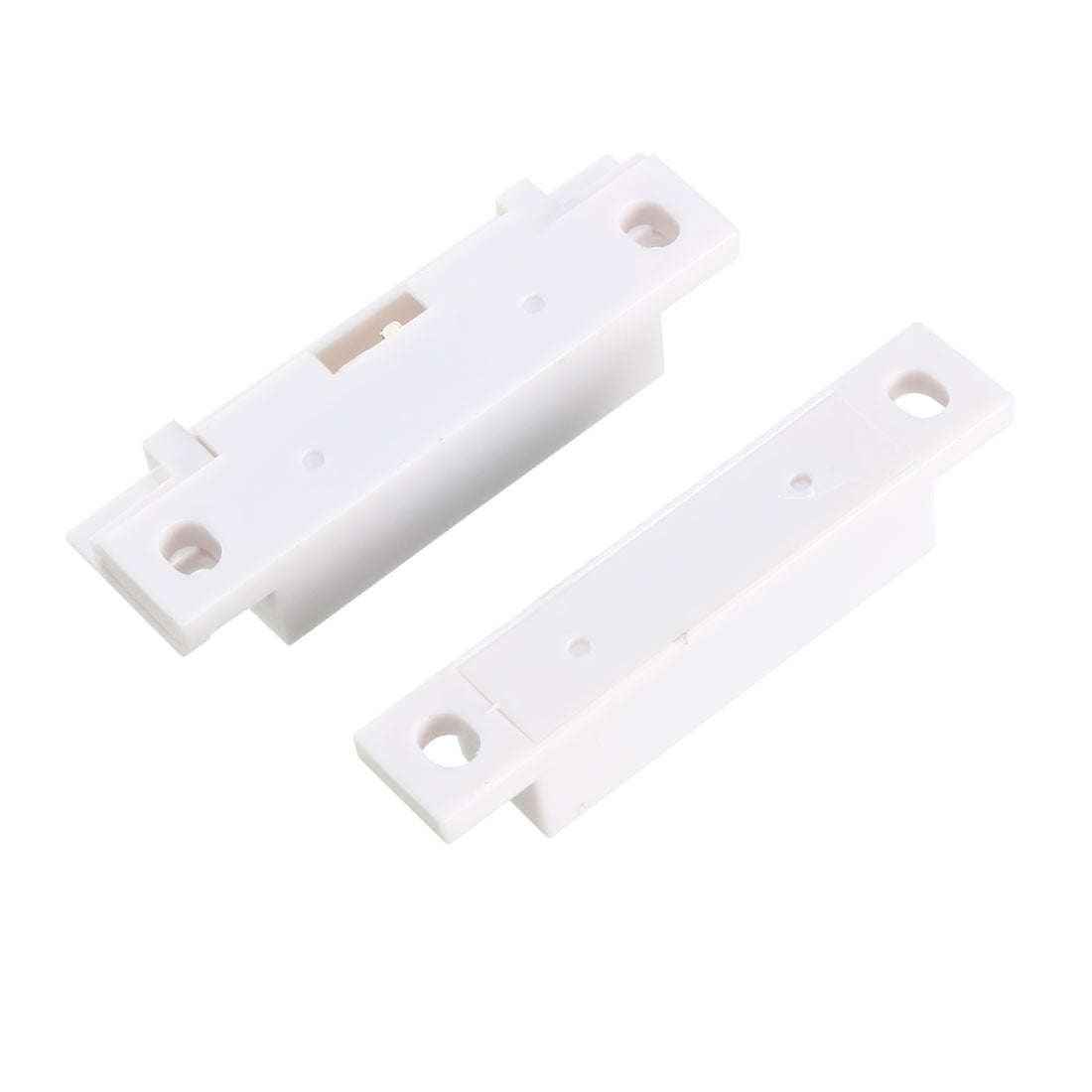 uxcell Uxcell 3pcs MC-31 Surface Mount Wired NO+NC Door Contact Sensor Alarm Magnetic Reed Switch White