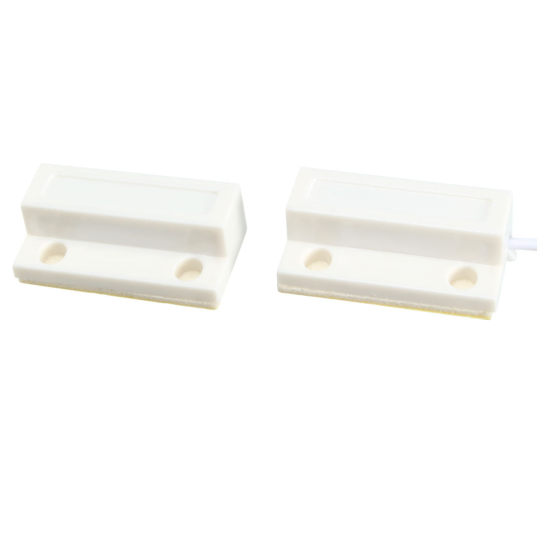 uxcell Uxcell 2pcs MC-38 Surface Mount Wired NO Door Sensor Alarm Magnetic Reed Switch White