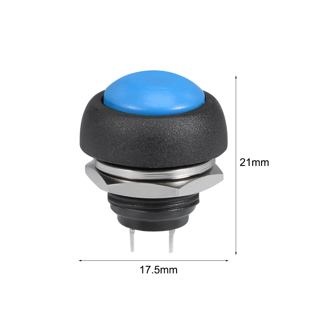 uxcell Uxcell Momentary Push Button Switches Round Flat Button