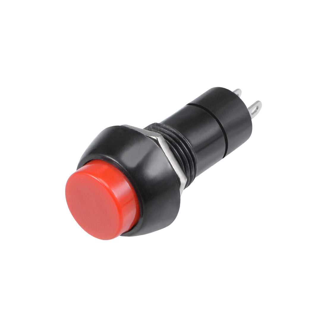 uxcell Uxcell Latching Push Button Switch Self-Locking Latching Round Button