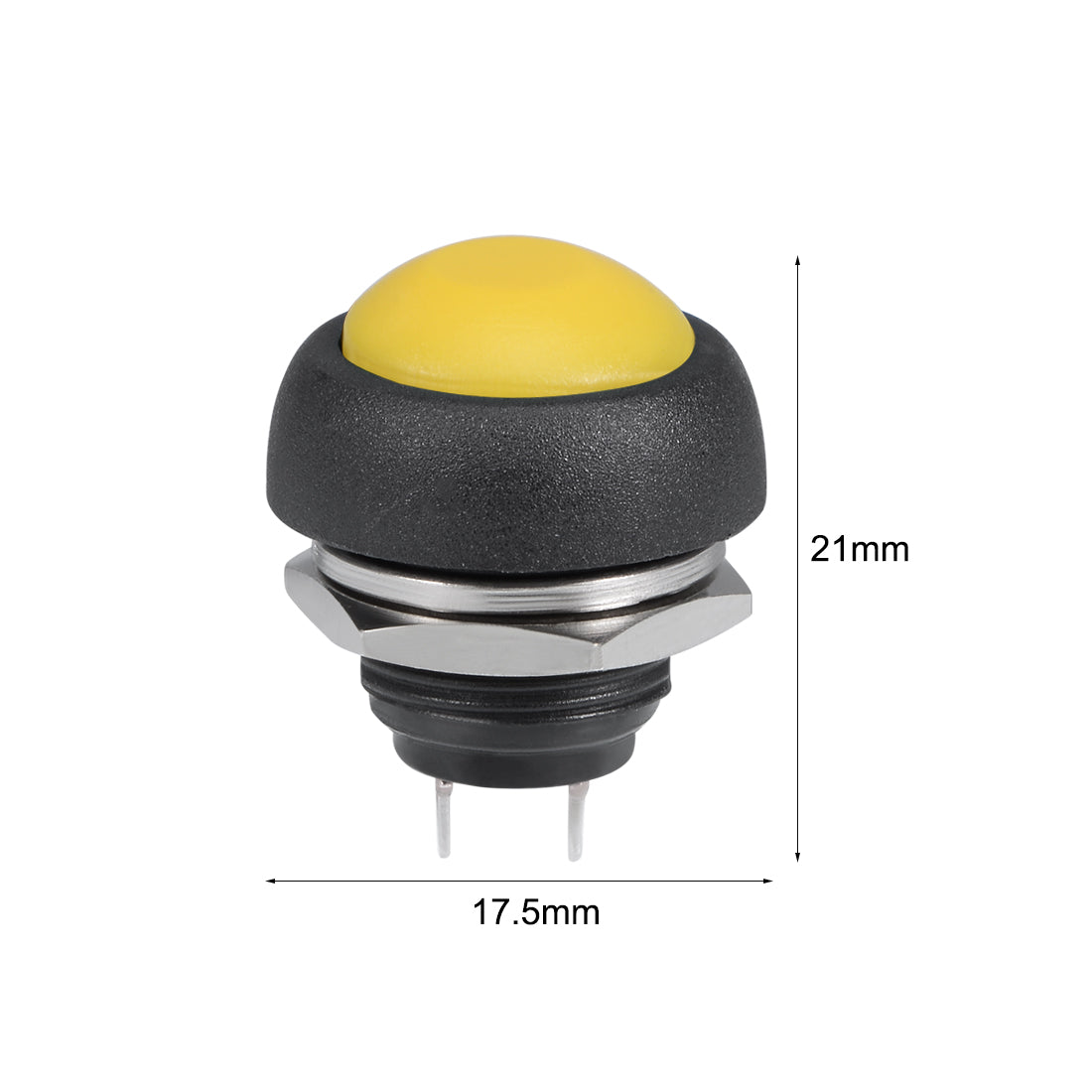 uxcell Uxcell Momentary Push Button Switches Round Flat Button