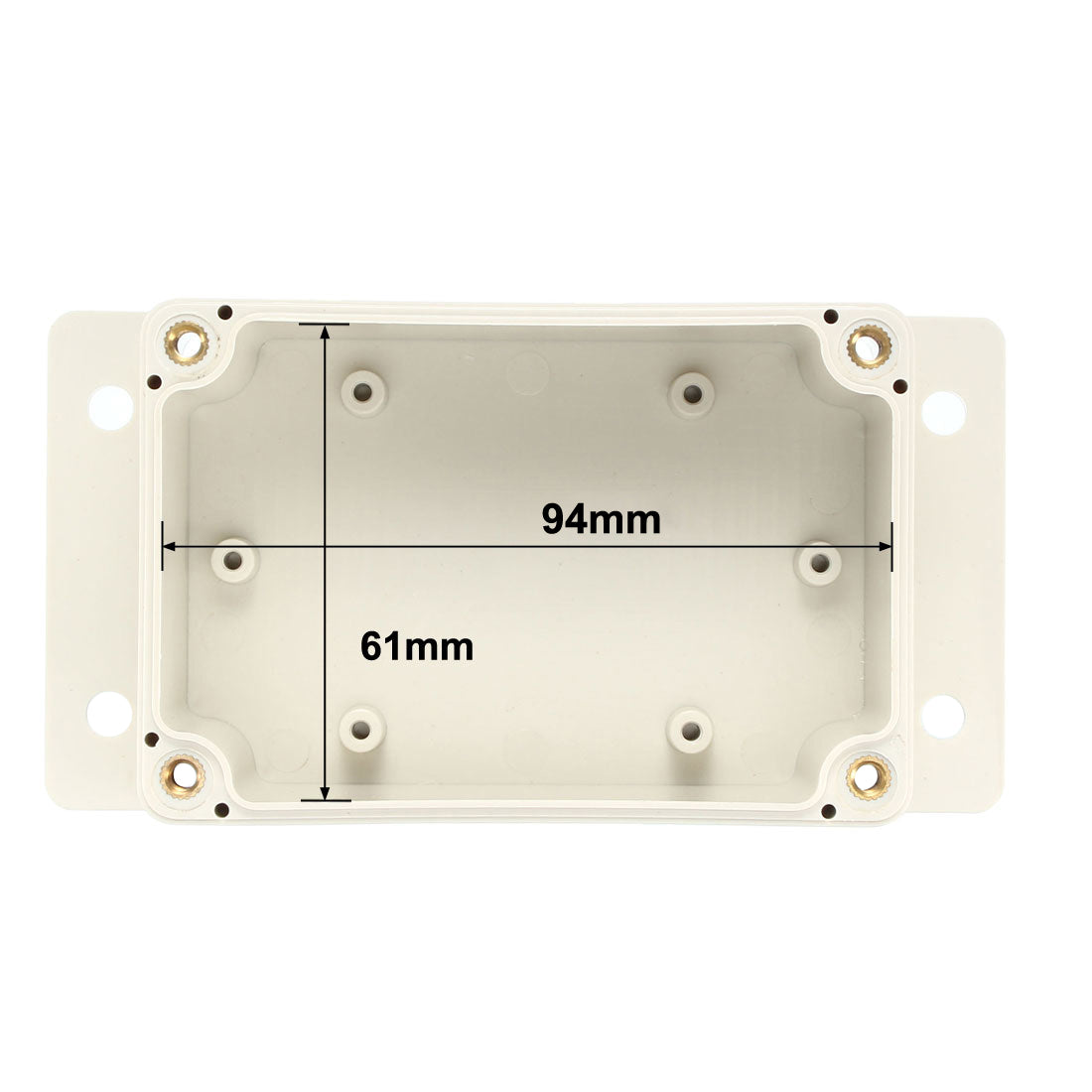 uxcell Uxcell 132*68.5*50mm Electronic Waterproof IP65 Sealed ABS Plastic DIY Junction Box Enclosure Case Clear