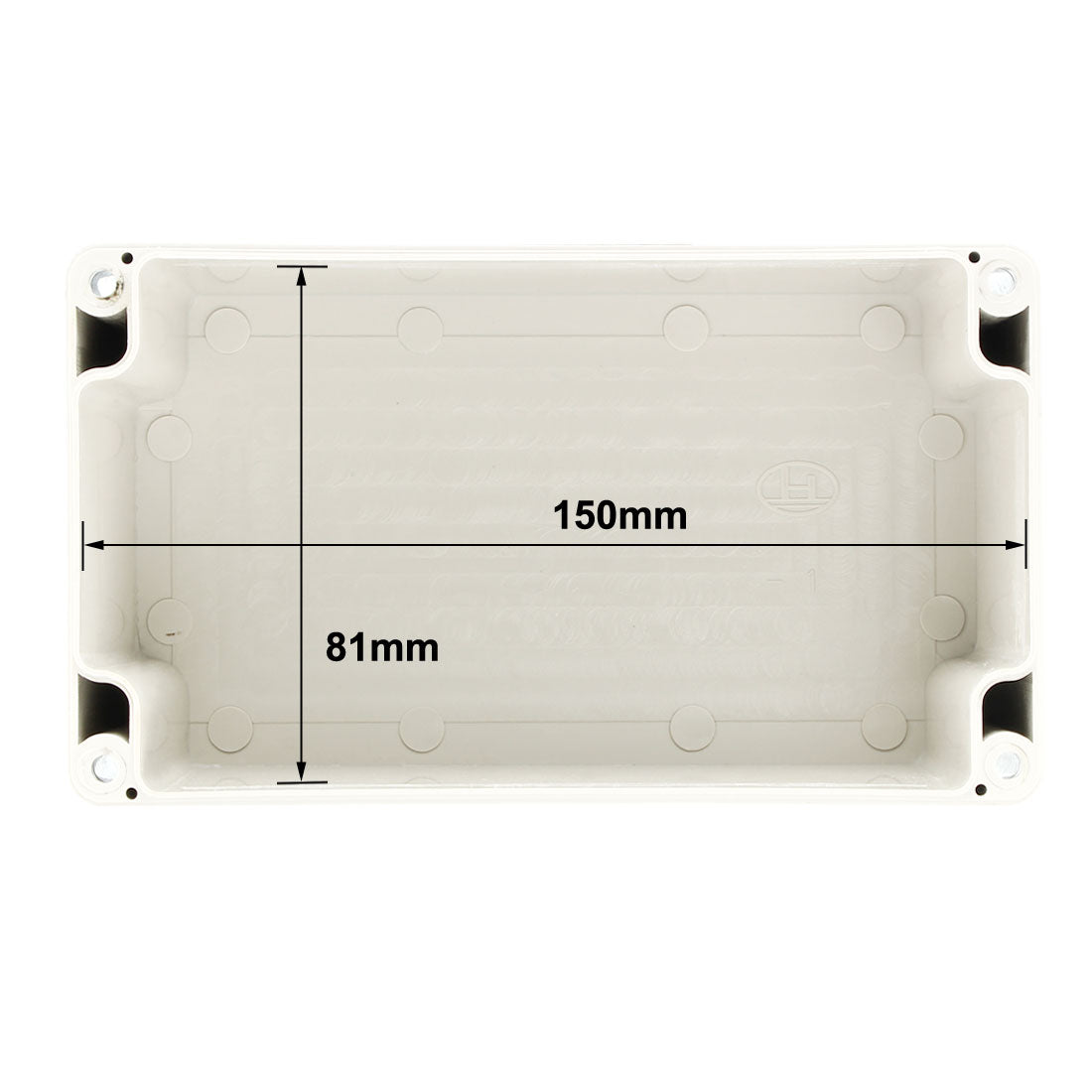 uxcell Uxcell 156*90*80mm Electronic Waterproof IP65 Sealed ABS Plastic DIY Junction Box Enclosure Case Gray