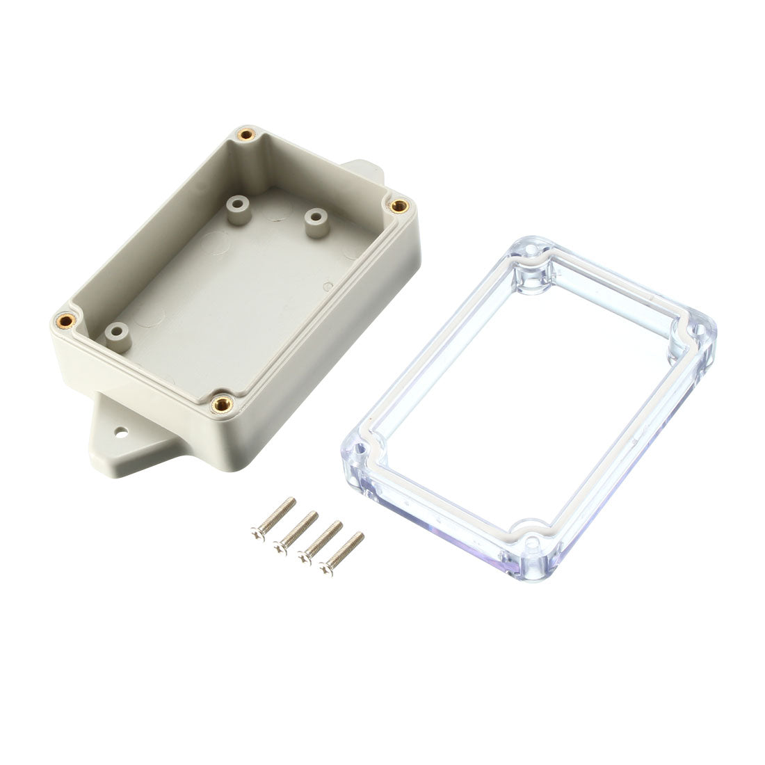 uxcell Uxcell 118*60*32mm Electronic Waterproof IP65 Sealed ABS Plastic DIY Junction Box Enclosure Case Clear