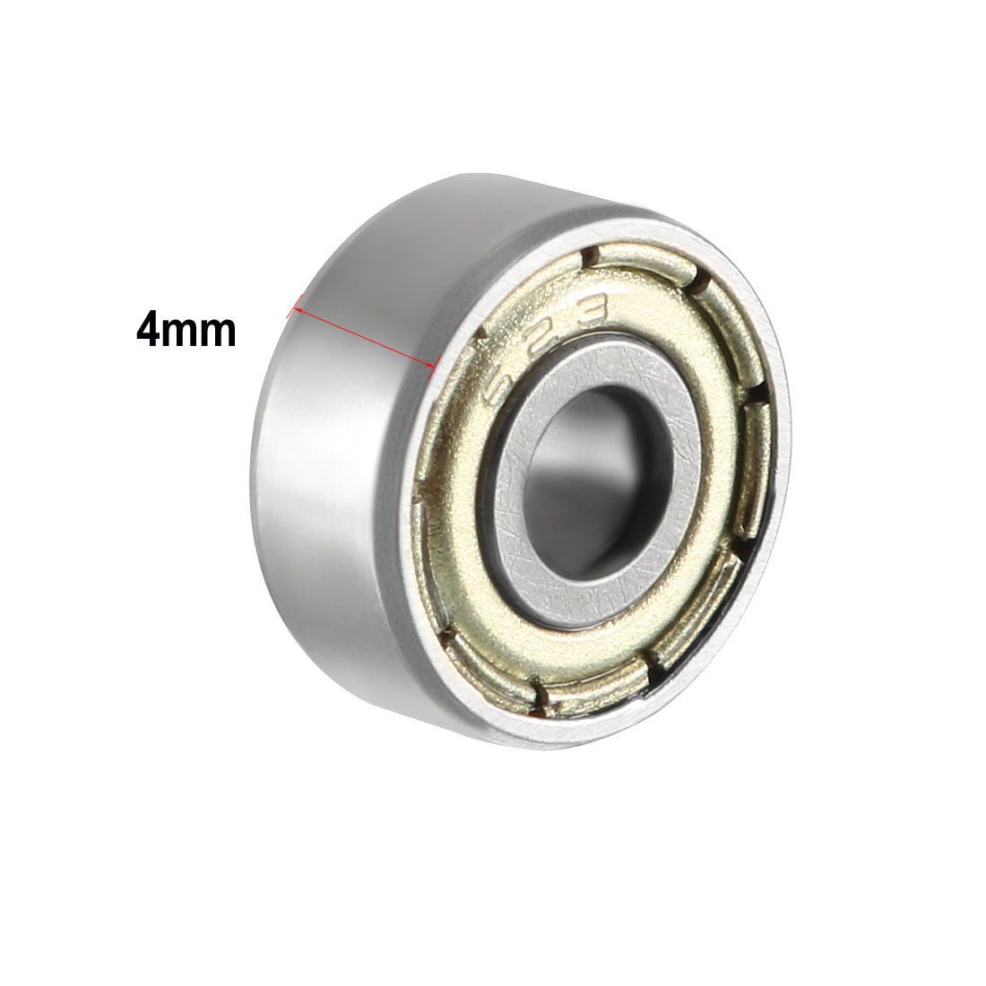 uxcell Uxcell Deep Groove Ball Bearings Z2 Double Shield Chrome Steel