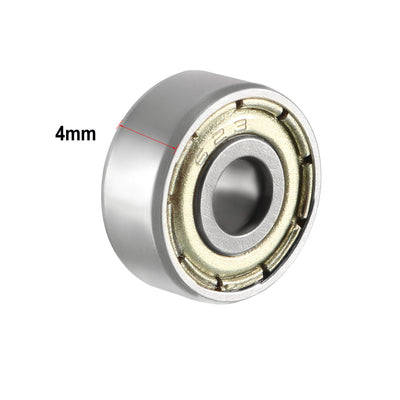 Harfington Uxcell Deep Groove Ball Bearings Z2 Double Shield Chrome Steel