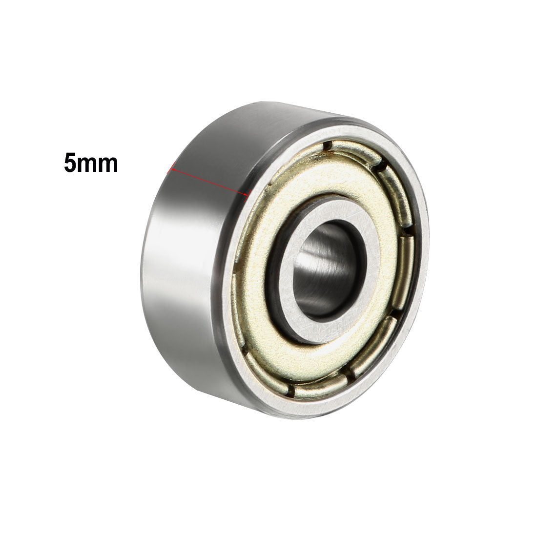 uxcell Uxcell Deep Groove Ball Bearings Metric Single Shielded Chrome Steel P0 Z2