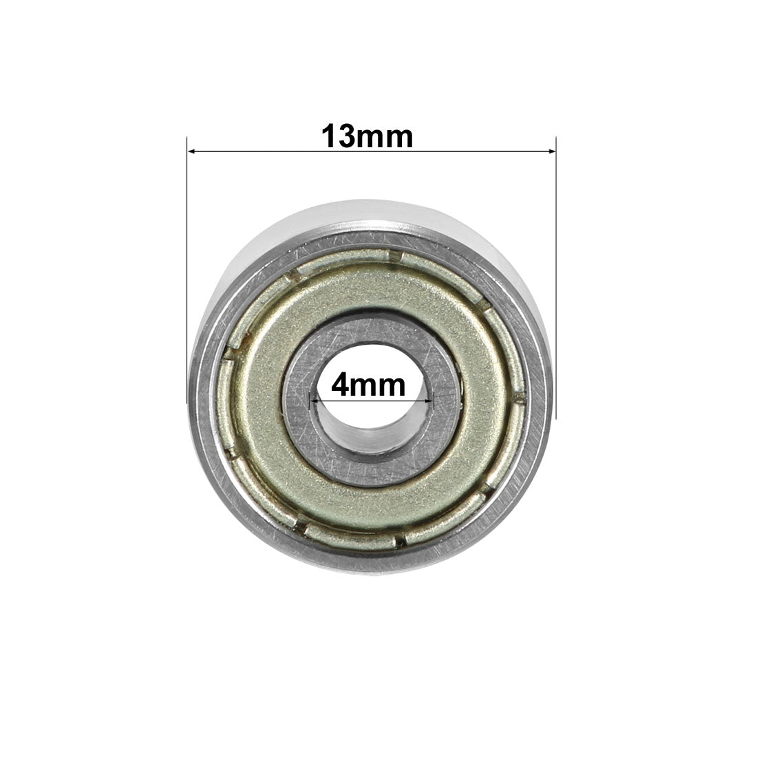 uxcell Uxcell Deep Groove Ball Bearings Metric Single Shielded Chrome Steel P0 Z2