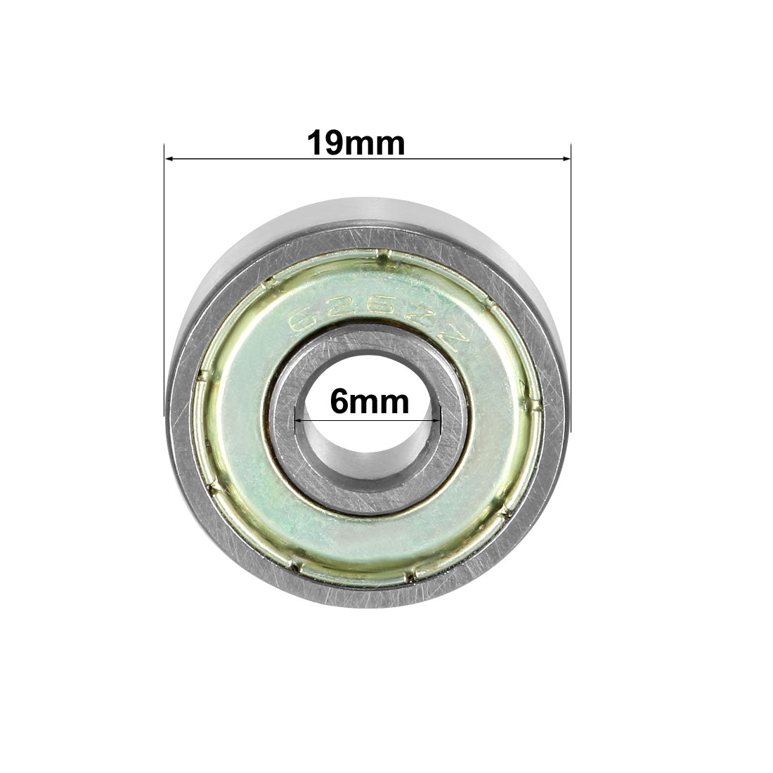 uxcell Uxcell Deep Groove Ball Bearings Inch Double Shielded Chrome Steel ABEC1 Z2 Level