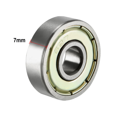 Harfington Uxcell Deep Groove Ball Bearings Inch Double Shielded Chrome Steel ABEC1 Z2 Level