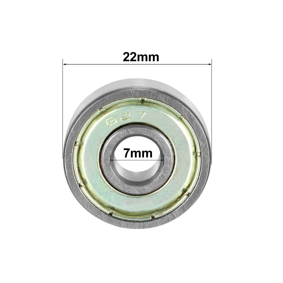 uxcell Uxcell Deep Groove Ball Bearings Inch Double Shielded Chrome Steel ABEC1 Z2 Level