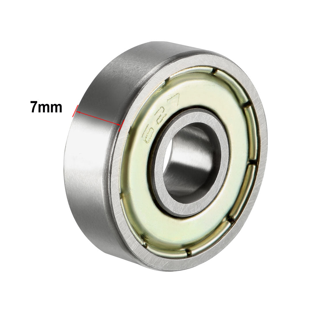 uxcell Uxcell Deep Groove Ball Bearings Metric Single Shielded Chrome Steel ABEC1 Z2