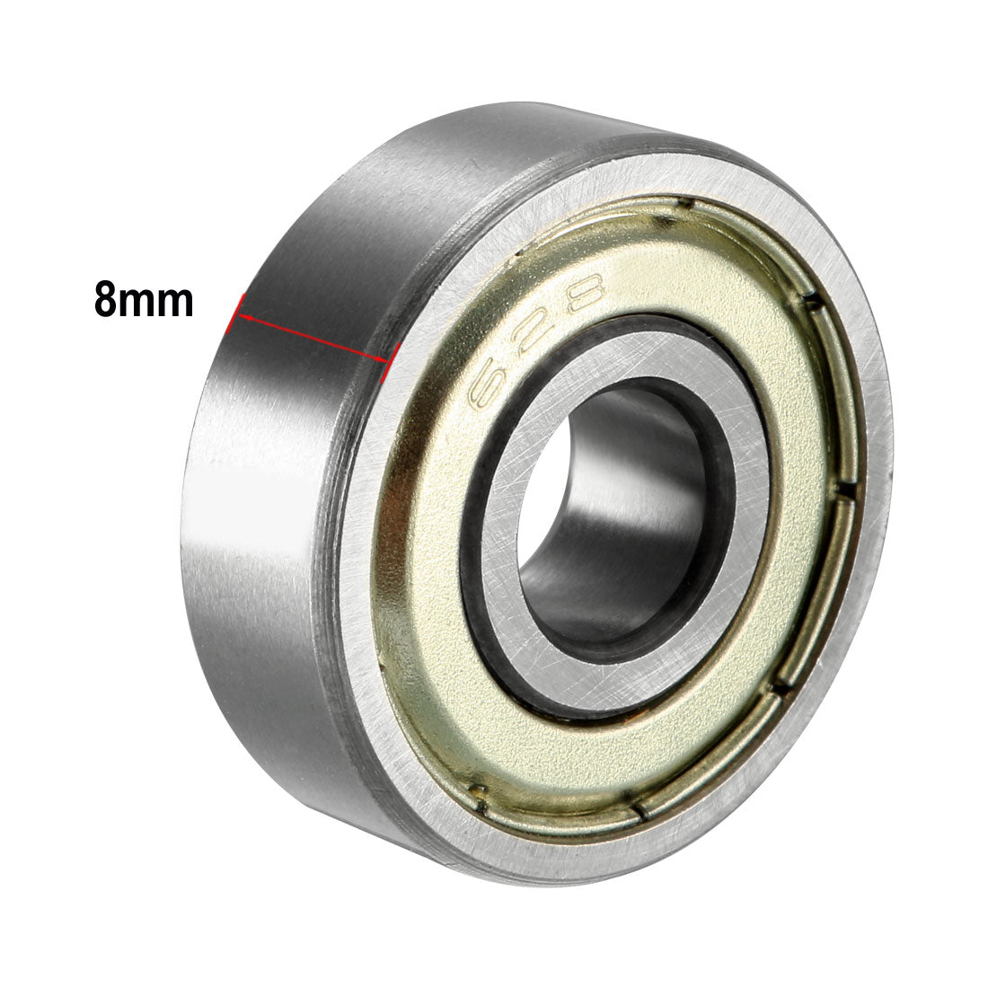 uxcell Uxcell Deep Groove Ball Bearings Inch Double Shielded Chrome Steel ABEC1 Z2 Level