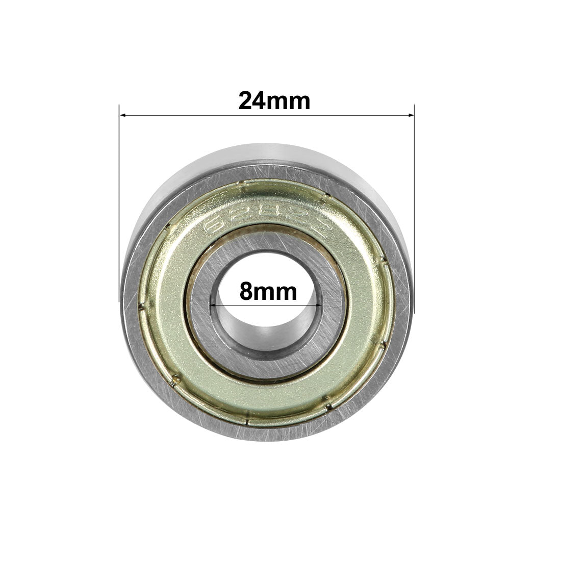 uxcell Uxcell Deep Groove Ball Bearings Metric Double Shield Chrome Steel Roller P0 Z2